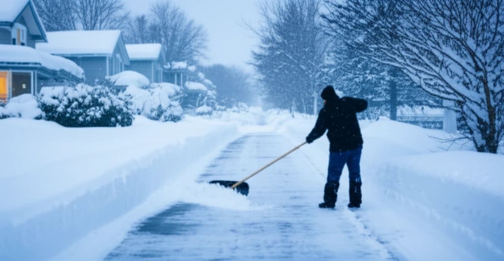 Sidewalk snow removal